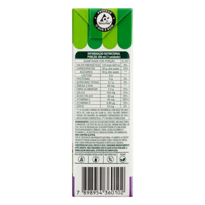 Suco Life Kids Uva 200ml - 100% Suco com Ômega e Vitaminas - Image 2