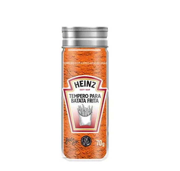 Tempero para Batata Frita Heinz vidro 70G - Br Spices