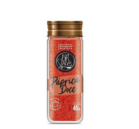 Páprica Doce vidro 45g - Br Spices