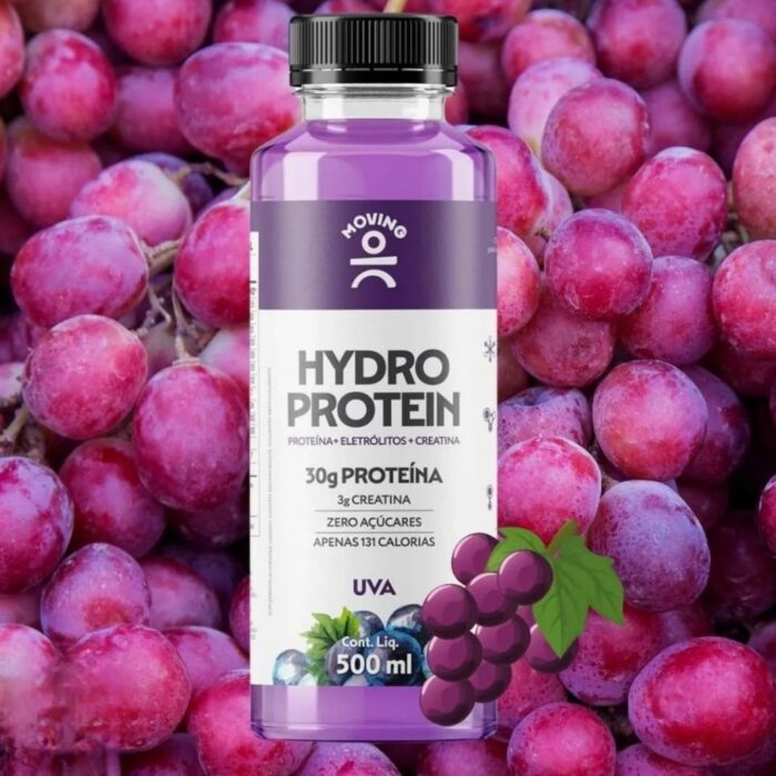 Bebida Proteica Hydro Isotônico Uva 30g proteína 3g creatina 500ml com 12unid. - Moving - Image 2