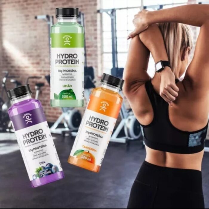 Bebida Proteica Hydro Isotônico Uva 30g proteína 3g creatina 500ml com 12unid. - Moving - Image 3